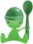 Image de Alessi, Cico, coquetier avec salière et cuillère, vert, Stefano Giovannoni, 2000
