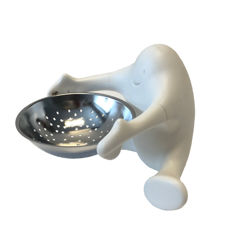 Picture of Alessi, Te o, tea-strainer, white, Stefano Pirovano, 2000