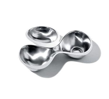 Picture of Alessi, Babyboop, three-section hors d'oeuvre container, Ron Arad, 2000