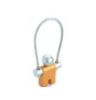 Picture of Troika, Jumper, keyring, golden yellow body and aluminium, Indigo design group