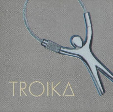 Picture of Troika, Artist, keyring, palladium plated, Brigitte Offenwanger