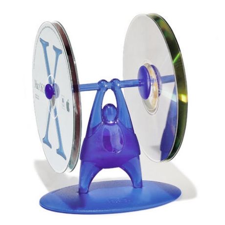 Picture of Koziol, Dimitri weight holder, blue, Seventh Sense