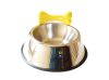 Picture of SKS Design, Doggy's Dinner dog bowl, steel and yellow resin, Abels